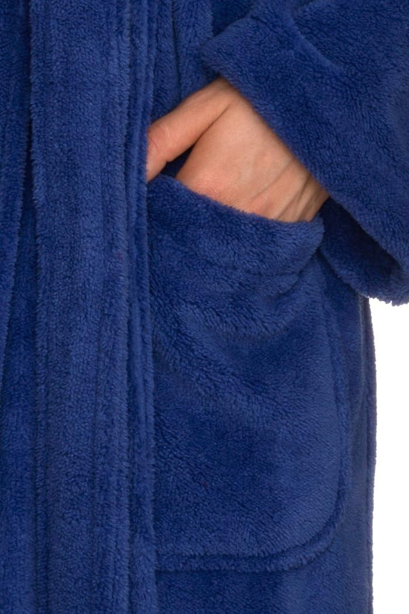 Womens Robe Super Soft Plush Bathrobe Fleece Spa Bath Robe for Women