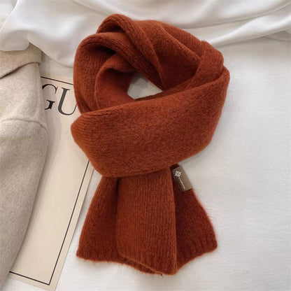 2025 Ladies Cashmere Blend Scarf Women Winter Luxury Solid Color Shawl Wraps Female Warm Thick Wool Neckerchief Blanket Pashmina