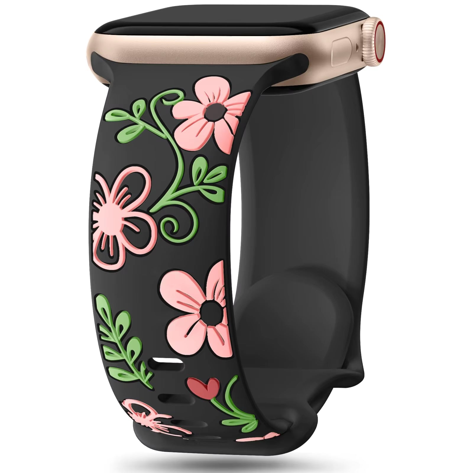 Engraved Strap for Apple Watch Band 45/44/42/41/40/49/46/38Mm Silicone Correa Bracelet Iwatch Series 10 9 8 7 SE 6 5 4 Ultra2