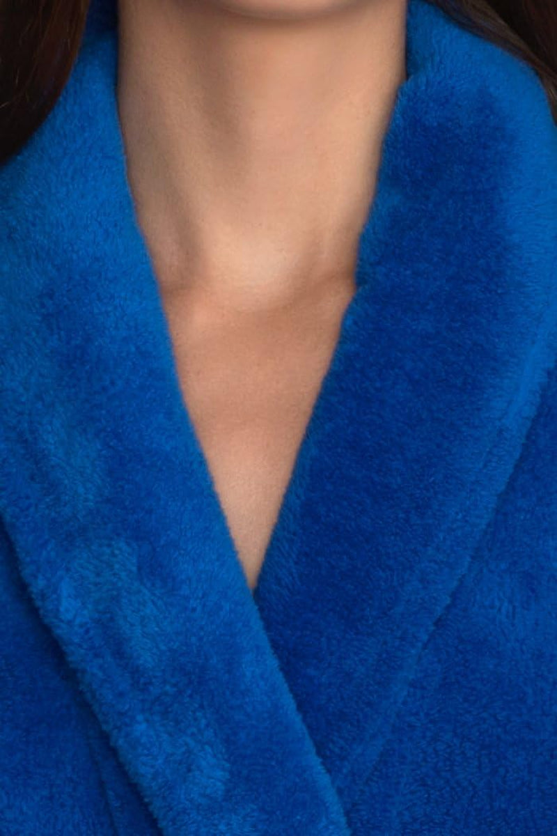 Womens Robe Super Soft Plush Bathrobe Fleece Spa Bath Robe for Women