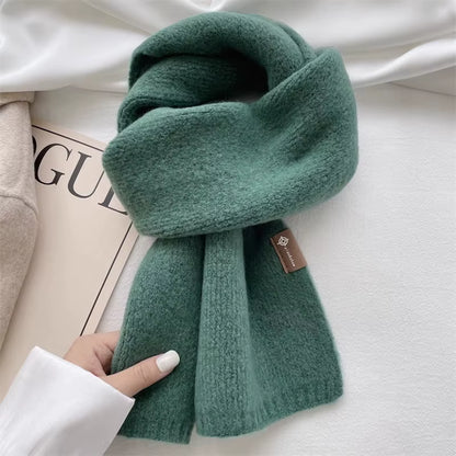 2025 Ladies Cashmere Blend Scarf Women Winter Luxury Solid Color Shawl Wraps Female Warm Thick Wool Neckerchief Blanket Pashmina